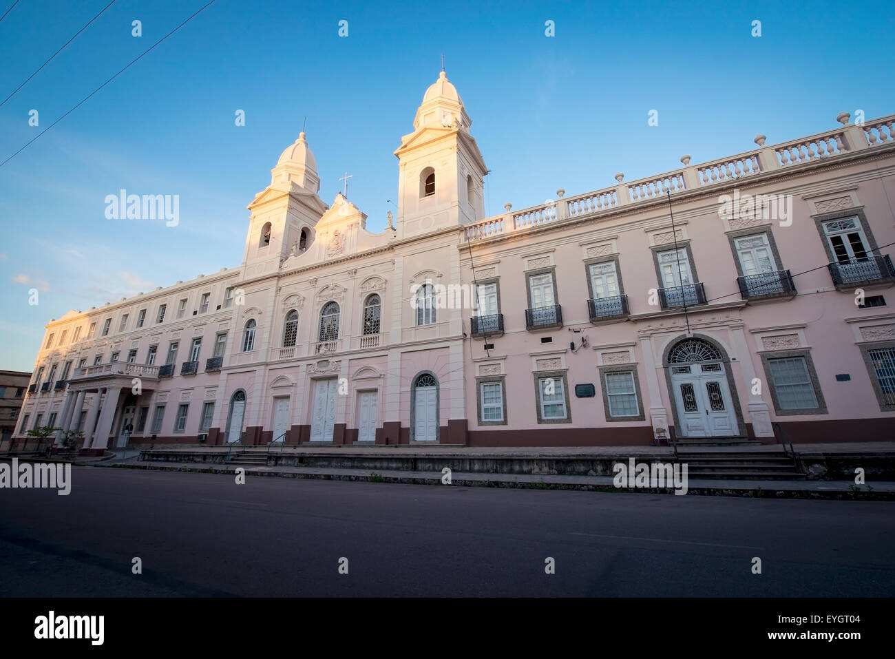 Brésil, Rio Grande do Sul, façade de l'hôpital Santa Casa ; Pelotas Banque D'Images