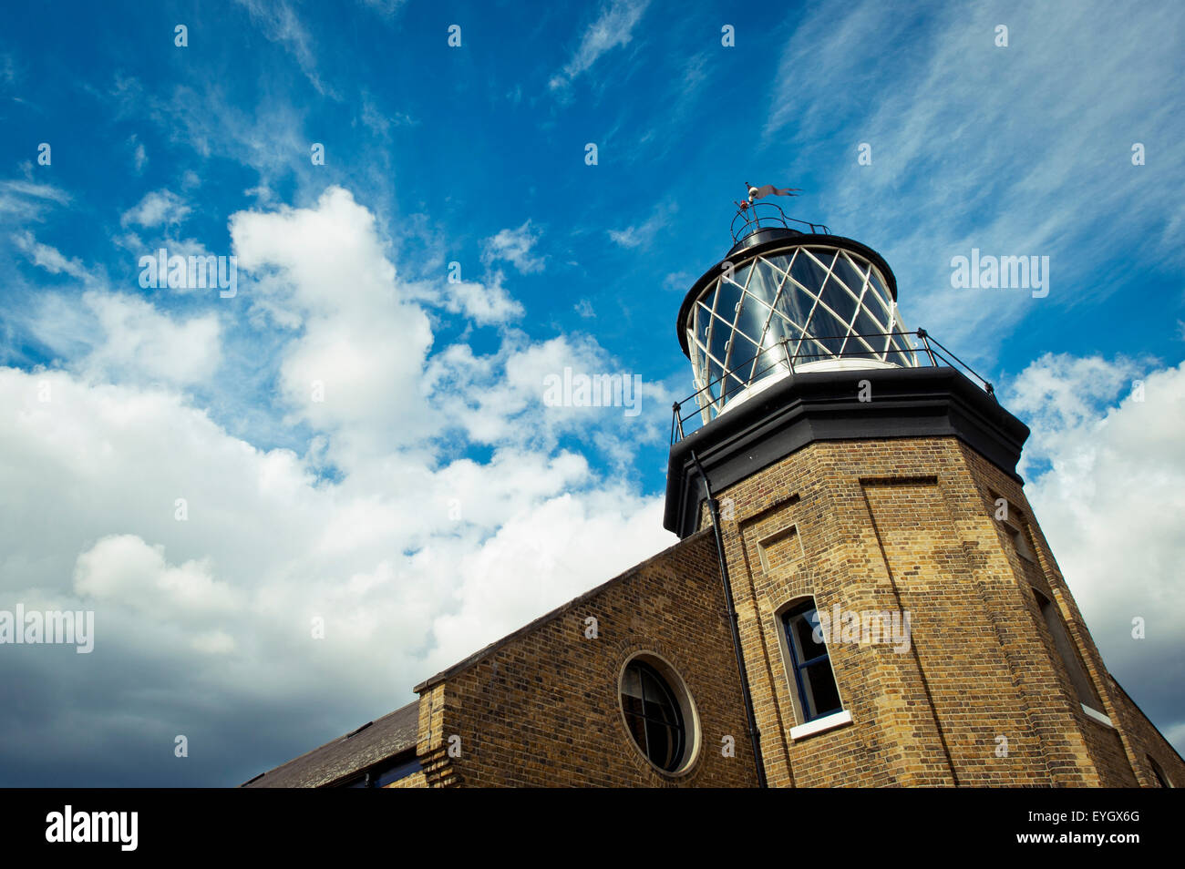 Leuchtturm à Docklands, London, UK Banque D'Images