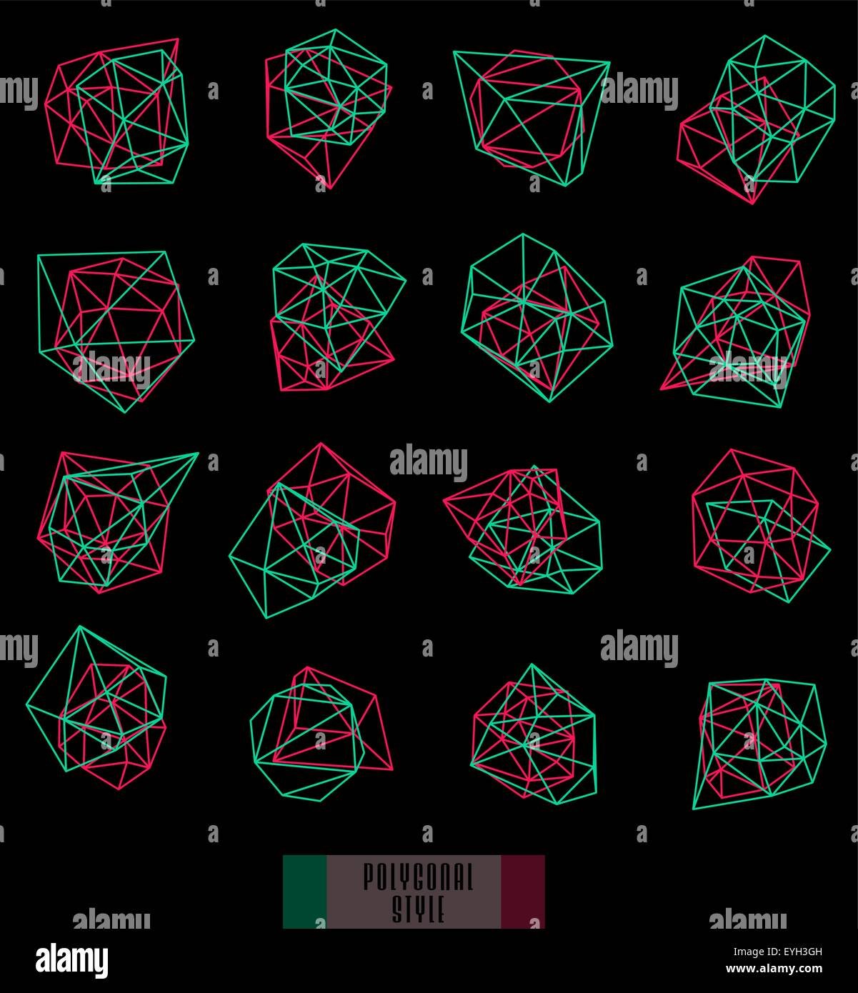 Abstract design triangles Illustration de Vecteur