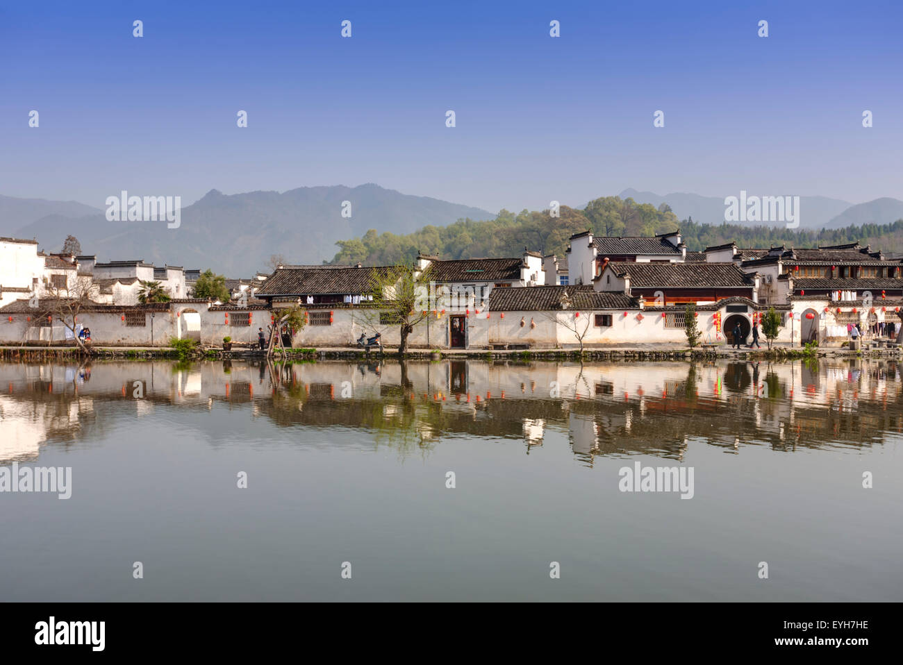 Ancien village chinois en Chine du sud, hongcun Banque D'Images Ancien village chinois en Chine du sud, hongcun Banque D'Images