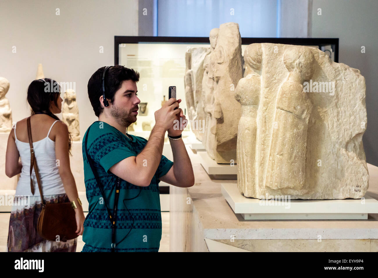 Madrid Espagne,Europe,Espagnol,Recoletos,Salamanque,Calle de Serrano,Museo Arqueologico Nacional,Musée archéologique national,intérieur intérieur,exposition ex Banque D'Images