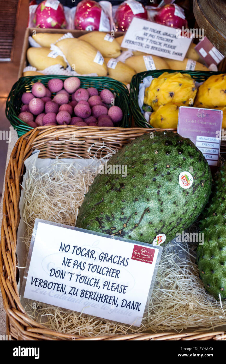 Madrid Espagne,Recoletos,Salamanca,Calle de Goya,Platea Madrid,Gold Gourmet,familles parents enfants enfants,affaires,shopping boutique Banque D'Images