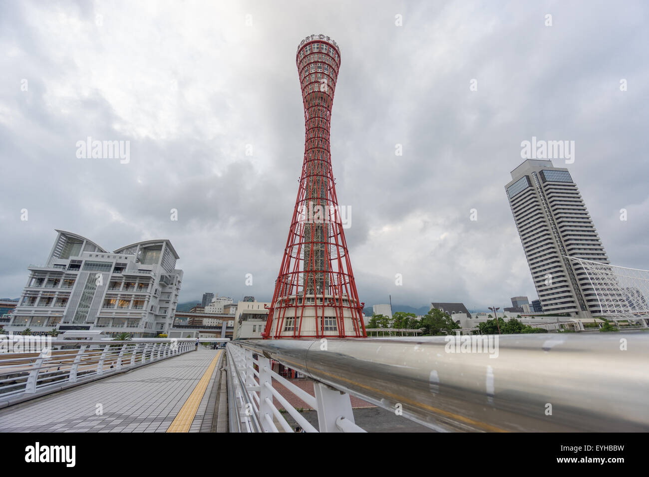 Kobe port Tower au Japon Banque D'Images