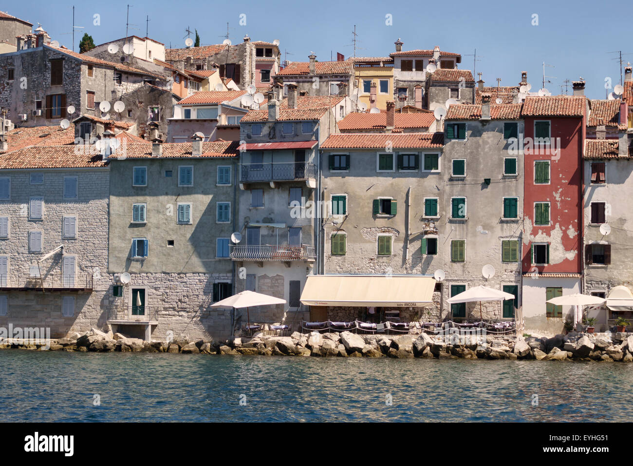 Rovinj, Istrie, Croatie. Banque D'Images