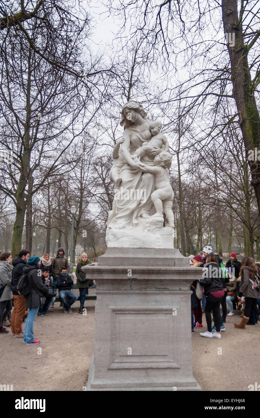 Parc de Bruxelles Banque D'Images