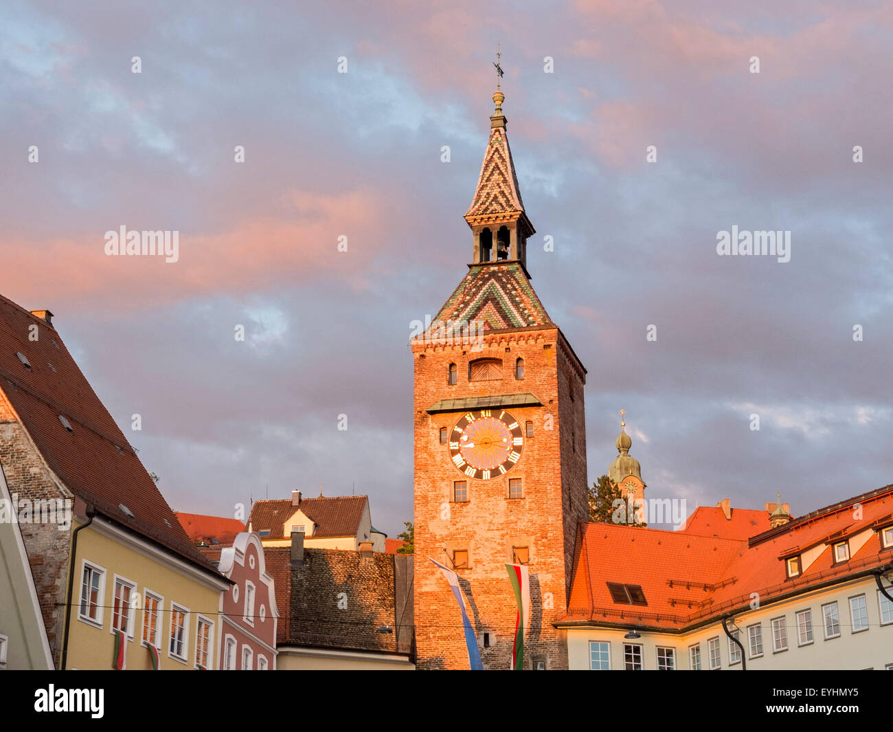 Landsberg am Lech, Schmalzturm - Bavière, Allemagne Banque D'Images