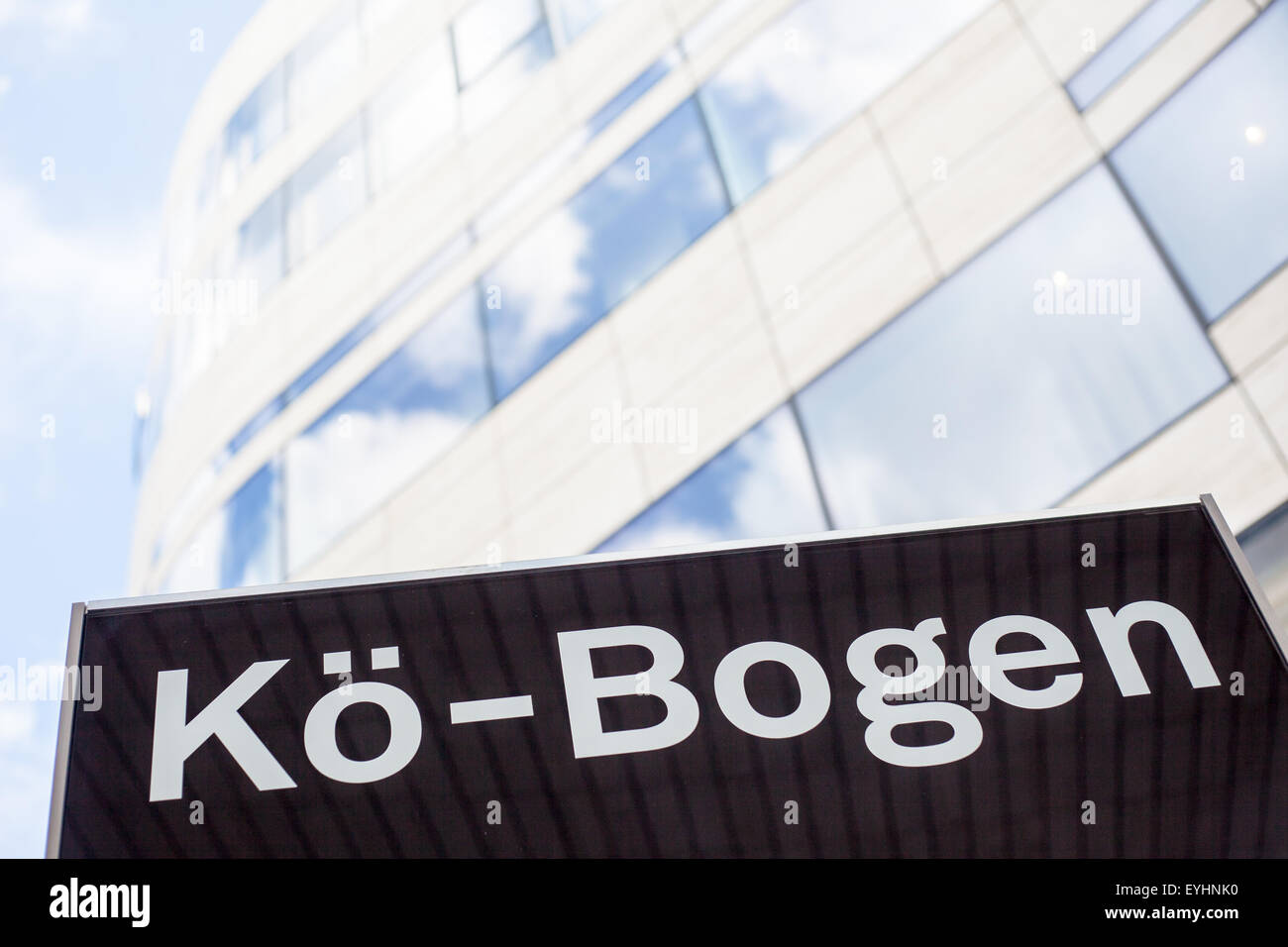 Kö Bogen bâtiment structure à Dusseldorf ALLEMAGNE Banque D'Images