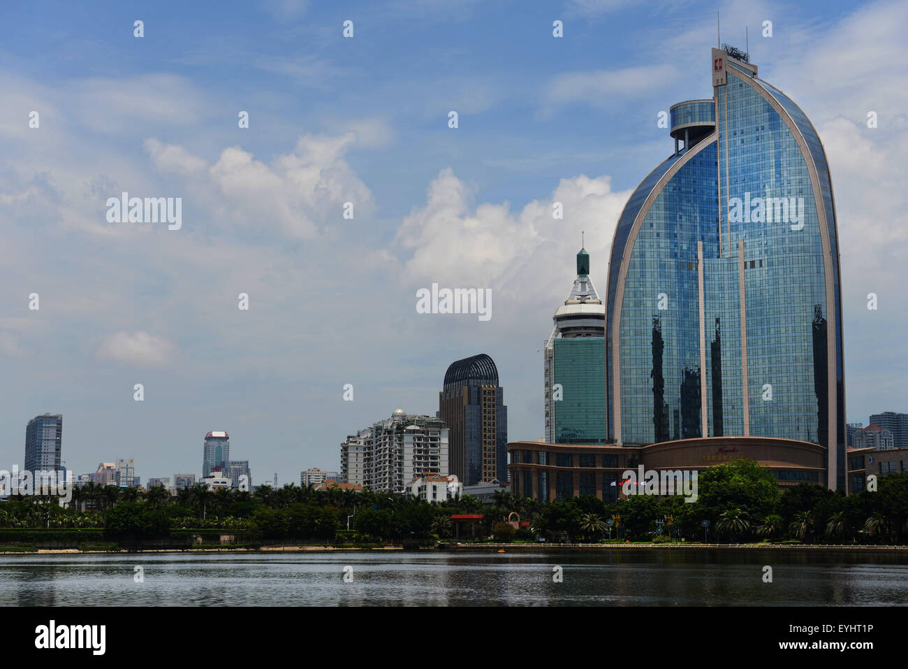 Le magnifique hôtel Kempinski à Xiamen, Chine. Banque D'Images