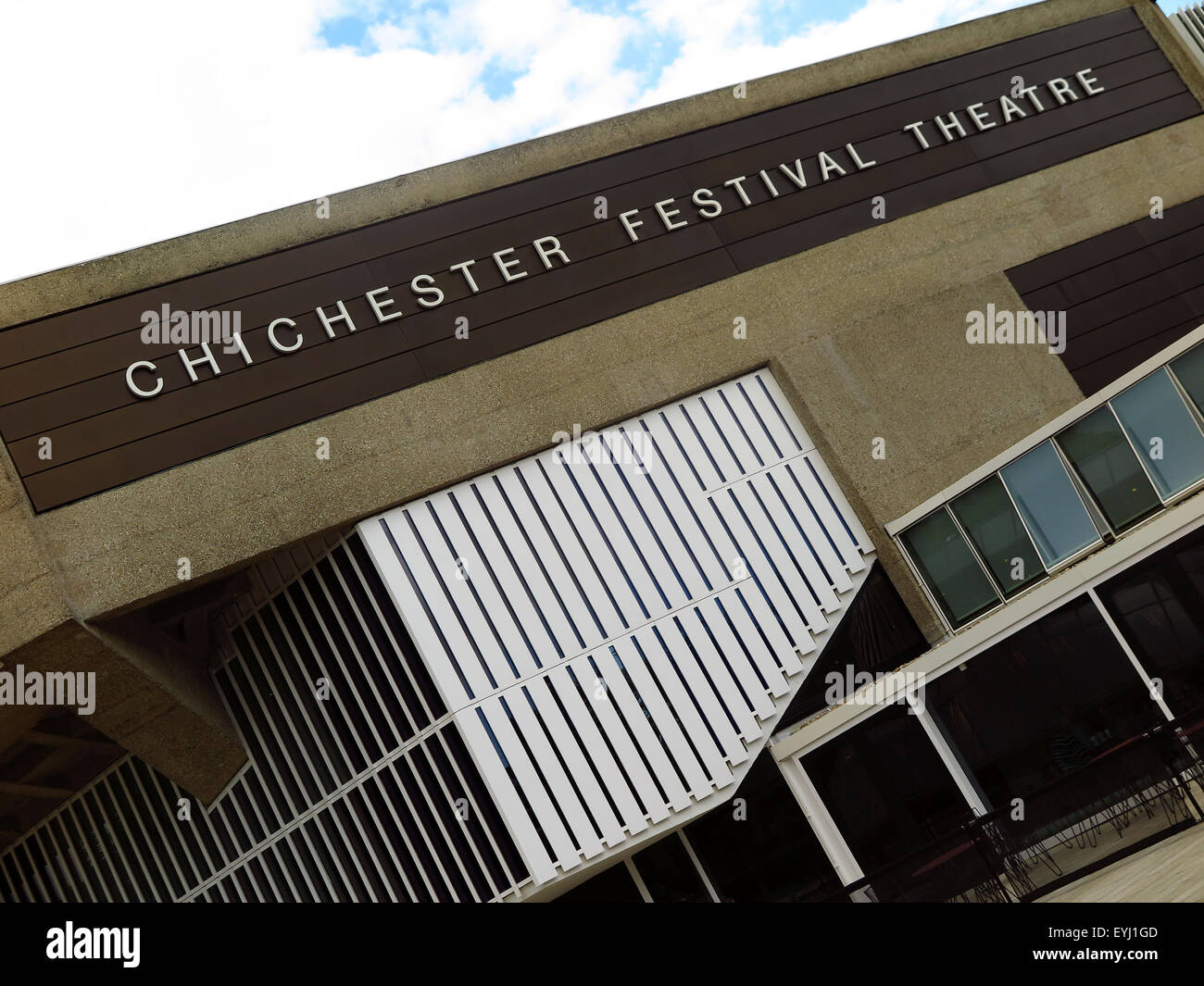Entrée du Festival de Théâtre de Chichester dans le West Sussex Banque D'Images