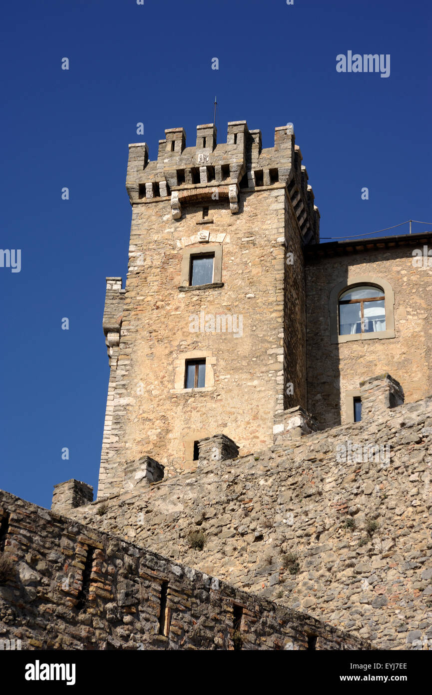 Italie, Latium, Collalto Sabino, château, Castello Soderini Banque D'Images