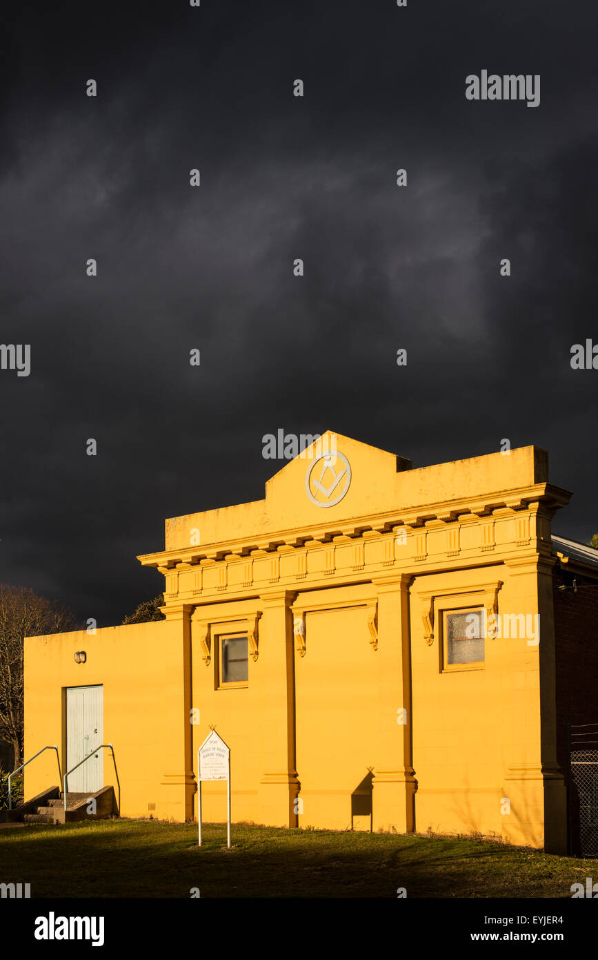 Freemasons' Hall, Smythesdale, Victoria Banque D'Images