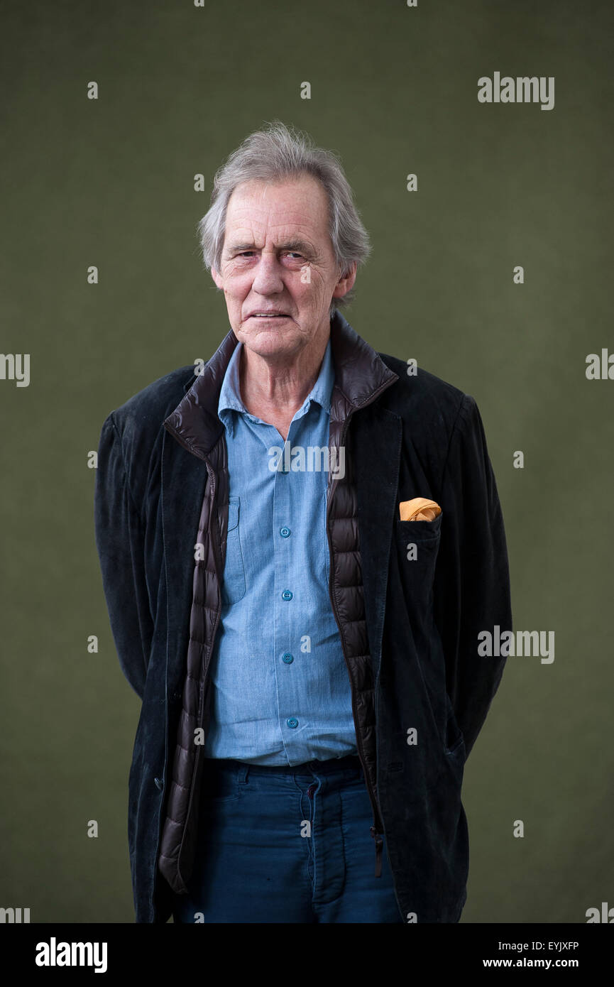 Journaliste et auteur anglais, John Keay, apparaissant à l'Edinburgh International Book Festival Banque D'Images