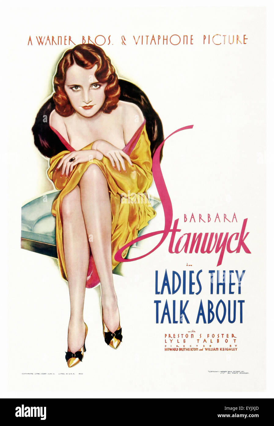 Ils parlent de dames - Film Poster Banque D'Images