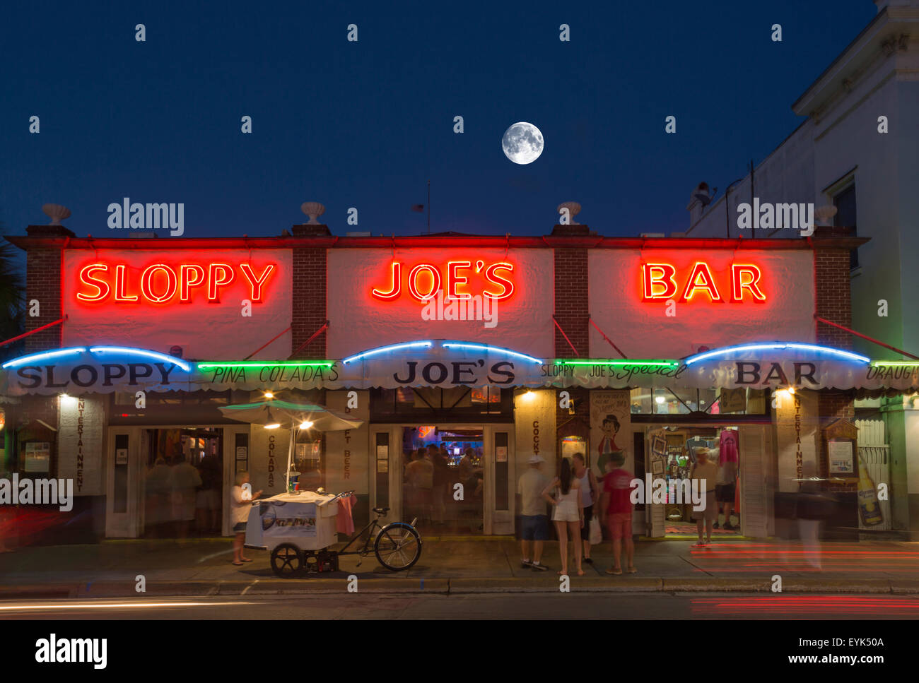 SLOPPY JOE'S BAR HISTORIQUE DUVAL STREET KEY WEST FLORIDA USA Banque D'Images