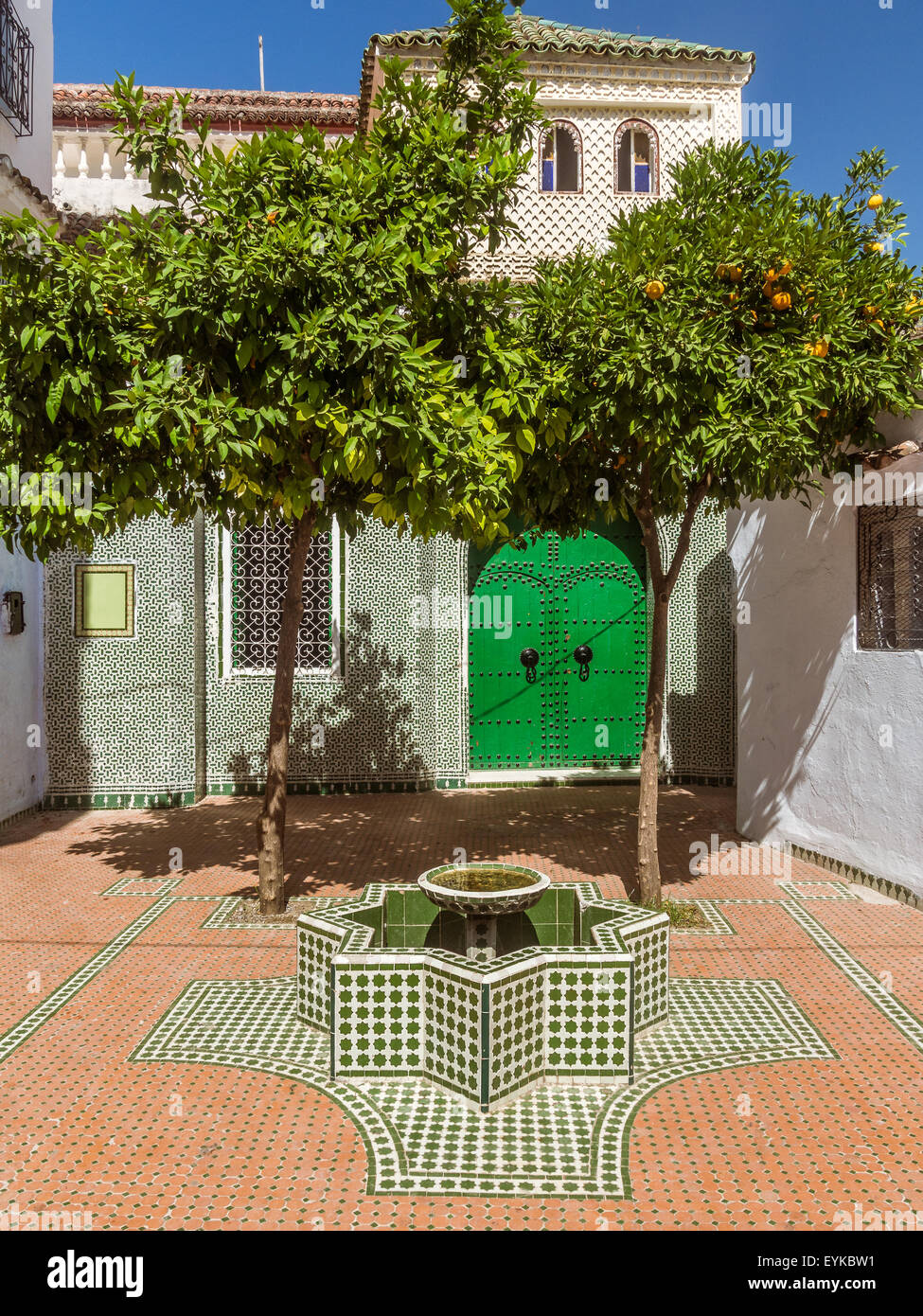 La Zawiya de Chefchaouen, Maroc Banque D'Images