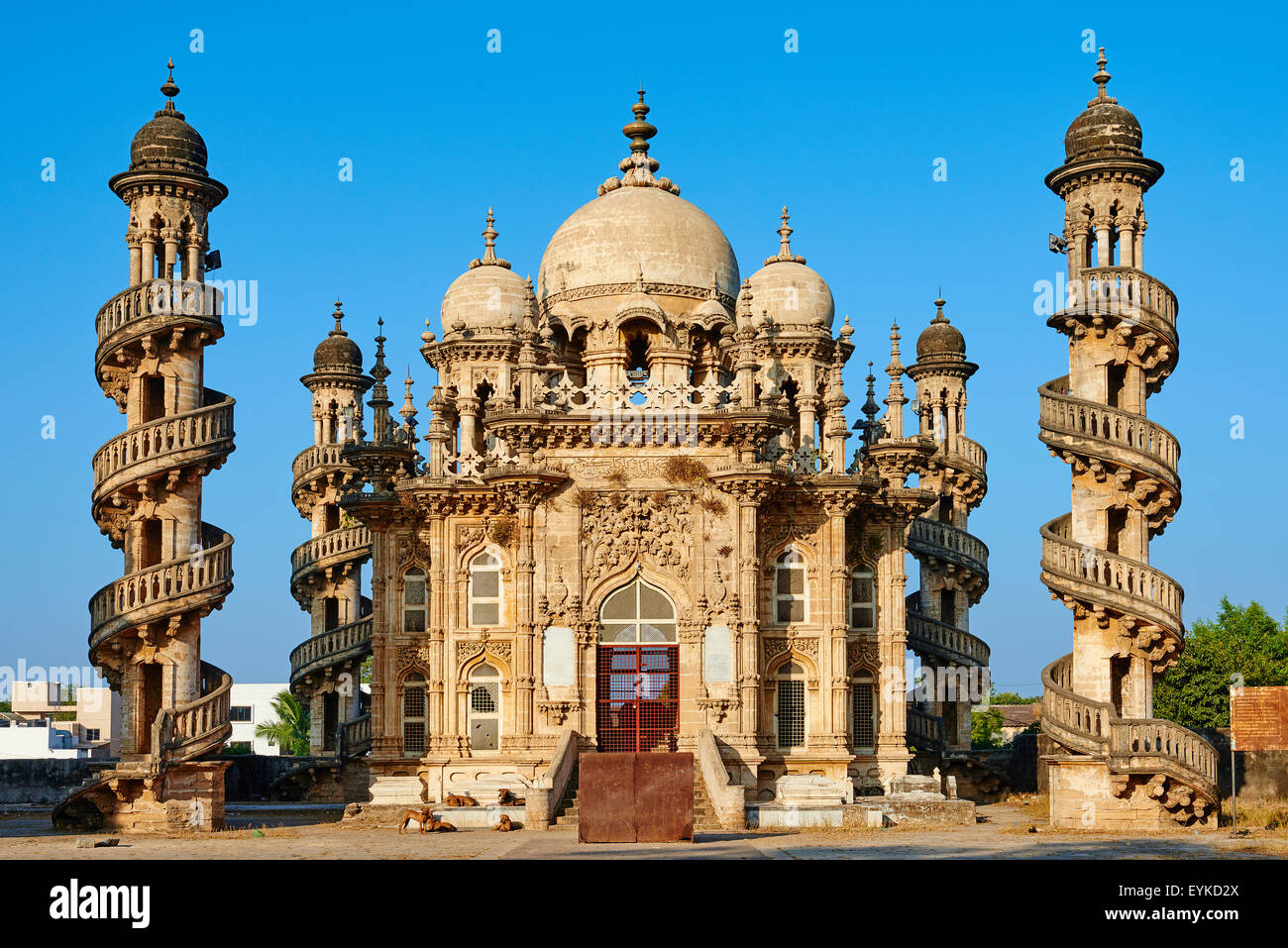 L'Inde, le Gujarat, Junagadh, mausolée Mahabat Maqbara, vizir, 19 siècle Banque D'Images