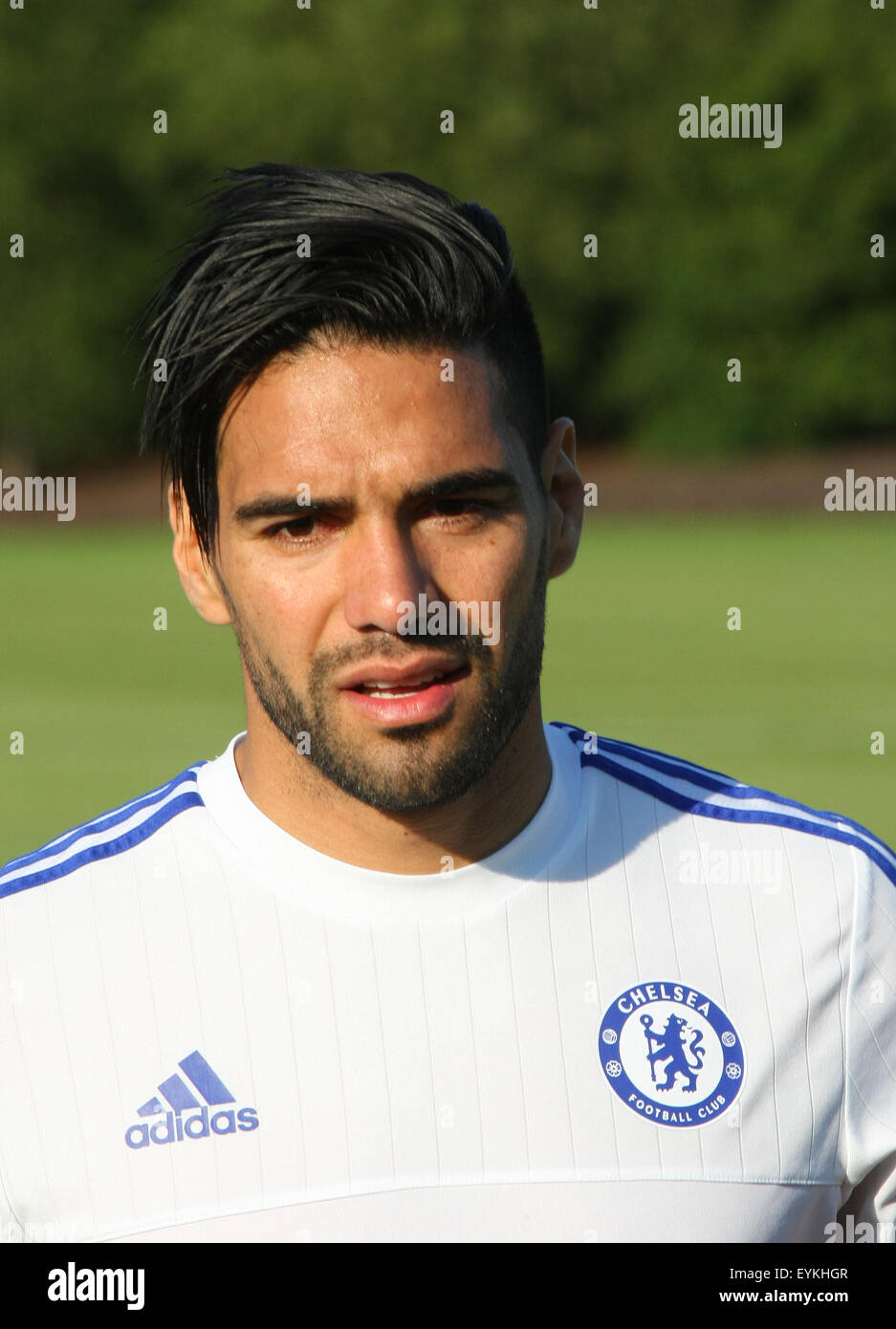 Portrait d'Radamal Falcao Chelsea Football Club Player Banque D'Images