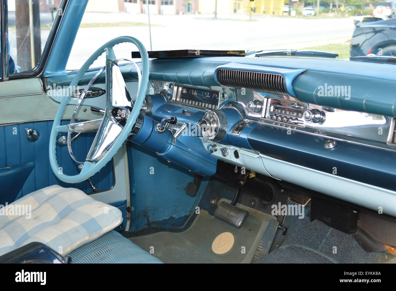 Un millésime 1958 Buick Super automobile. Banque D'Images