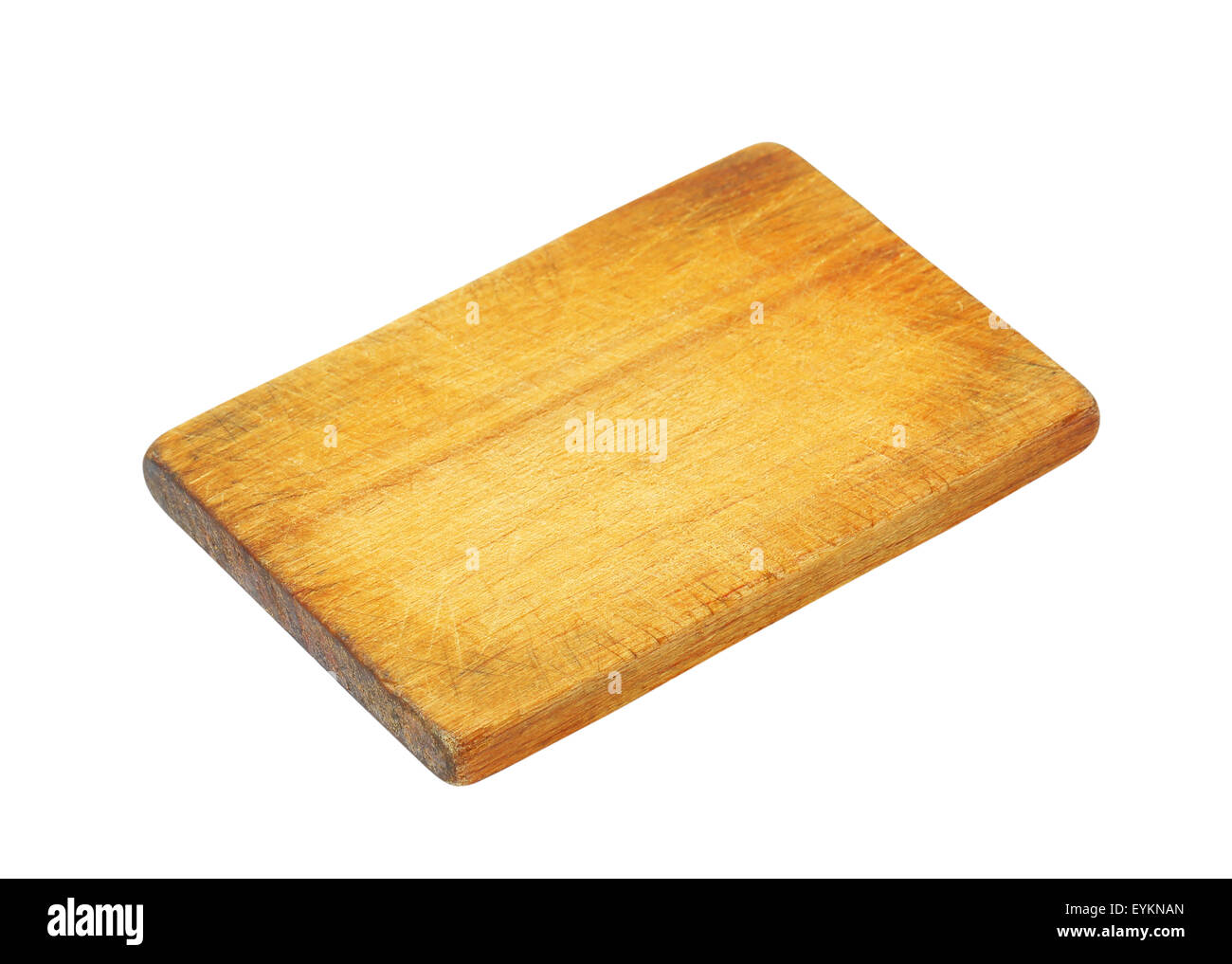 Rectangle de planche à découper en bois Banque D'Images