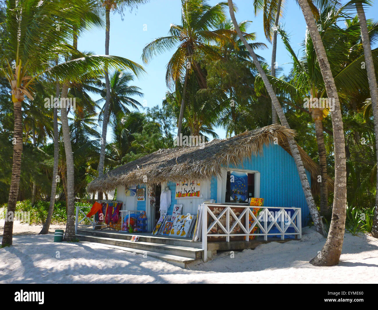 Dans les Caraïbes, la République dominicaine, Punta Cana, Playa Bavaro Banque D'Images