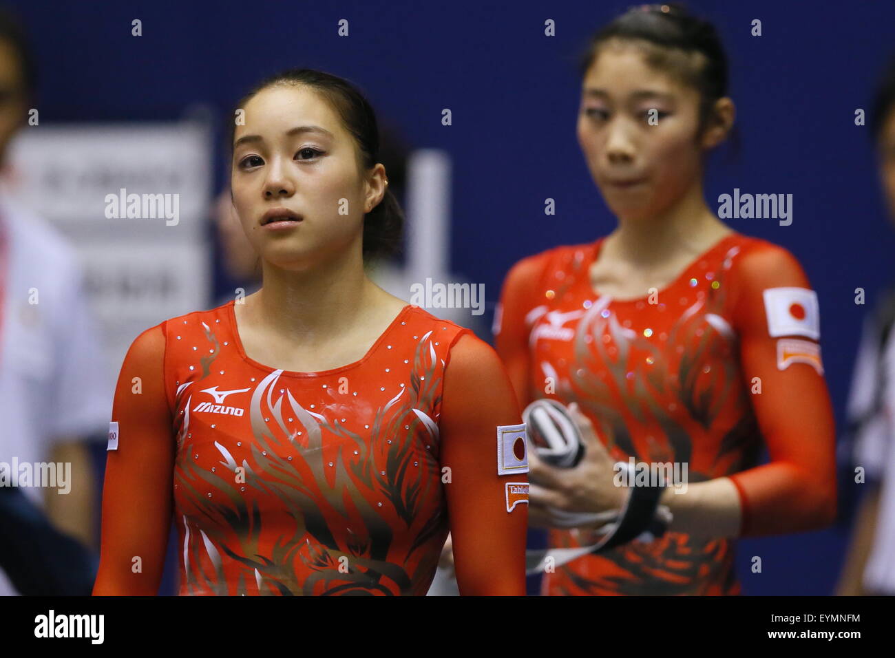 Natsumi Sasada, Juillet 31, 2015 - La gymnastique artistique : la 6e Championnats asiatiques concours général individuel des femmes et de l'équipe aux barres parallèles à Hiroshima, au Japon. (Photo de Sho Tamura/AFLO SPORT) Banque D'Images