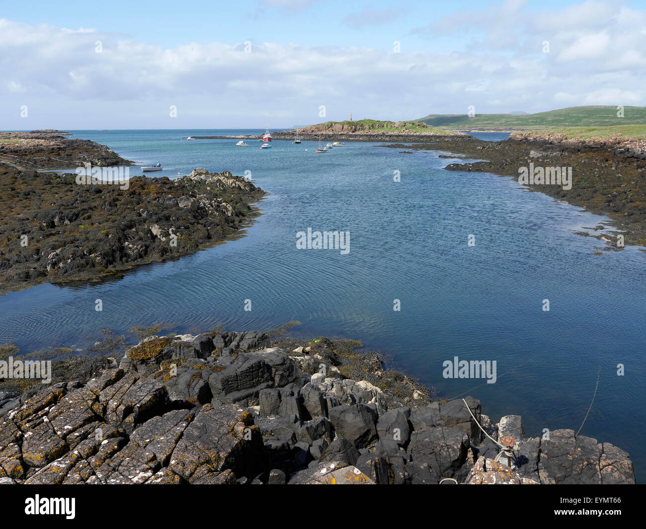 Croig estuaire, Isle of Mull, Scotland, Juillet 2015 Banque D'Images