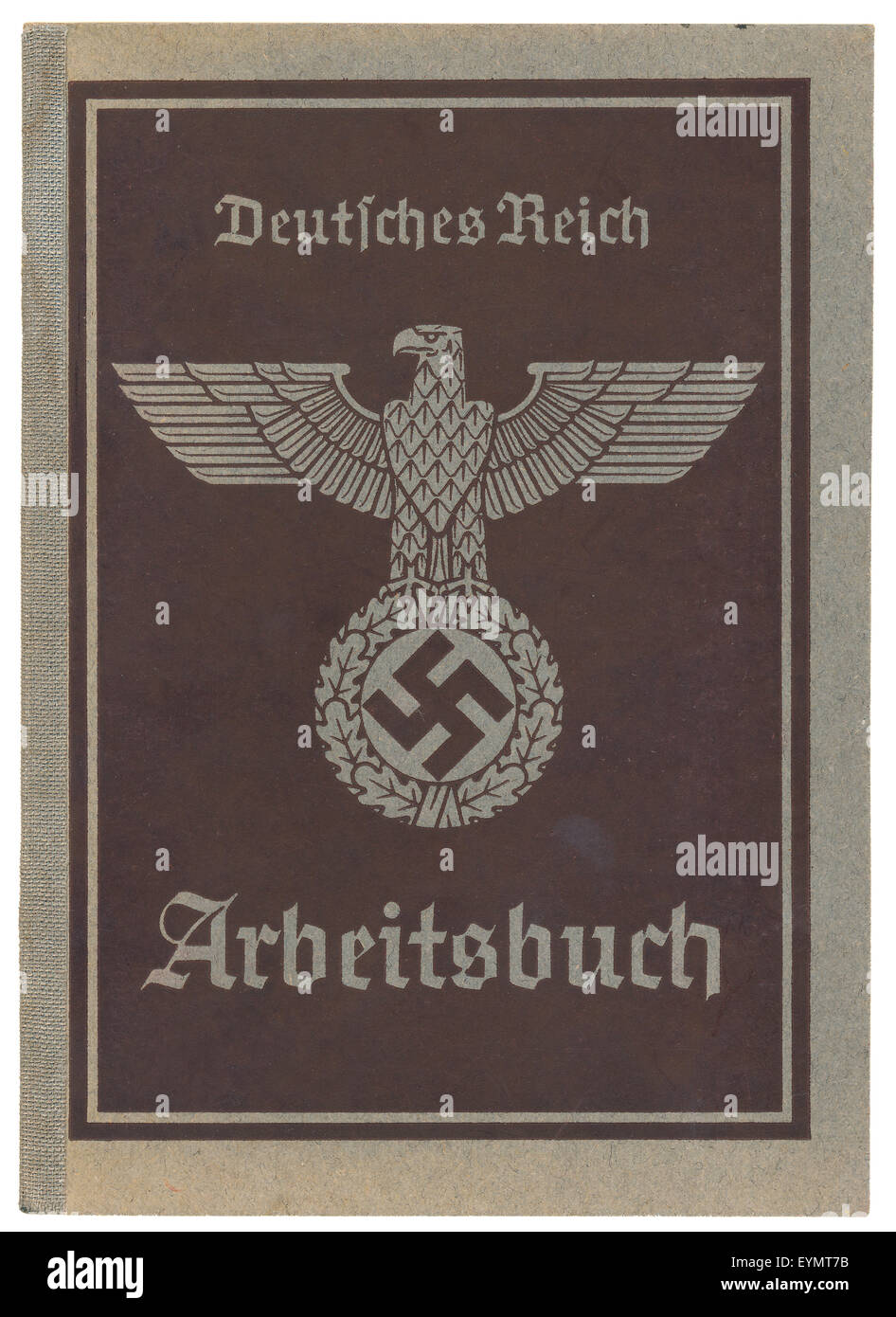 Un relevé d'emploi d'adresses ou de l'Empire allemand Arbeitsbuch, 1940, l'Allemagne, l'Europe, Banque D'Images