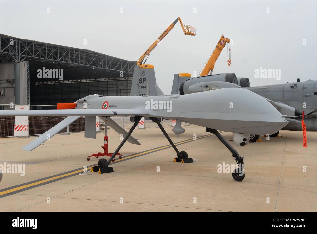 Armée de l'air italienne, des drones (UAV) General Atomics RQ-1A 'terror' Banque D'Images