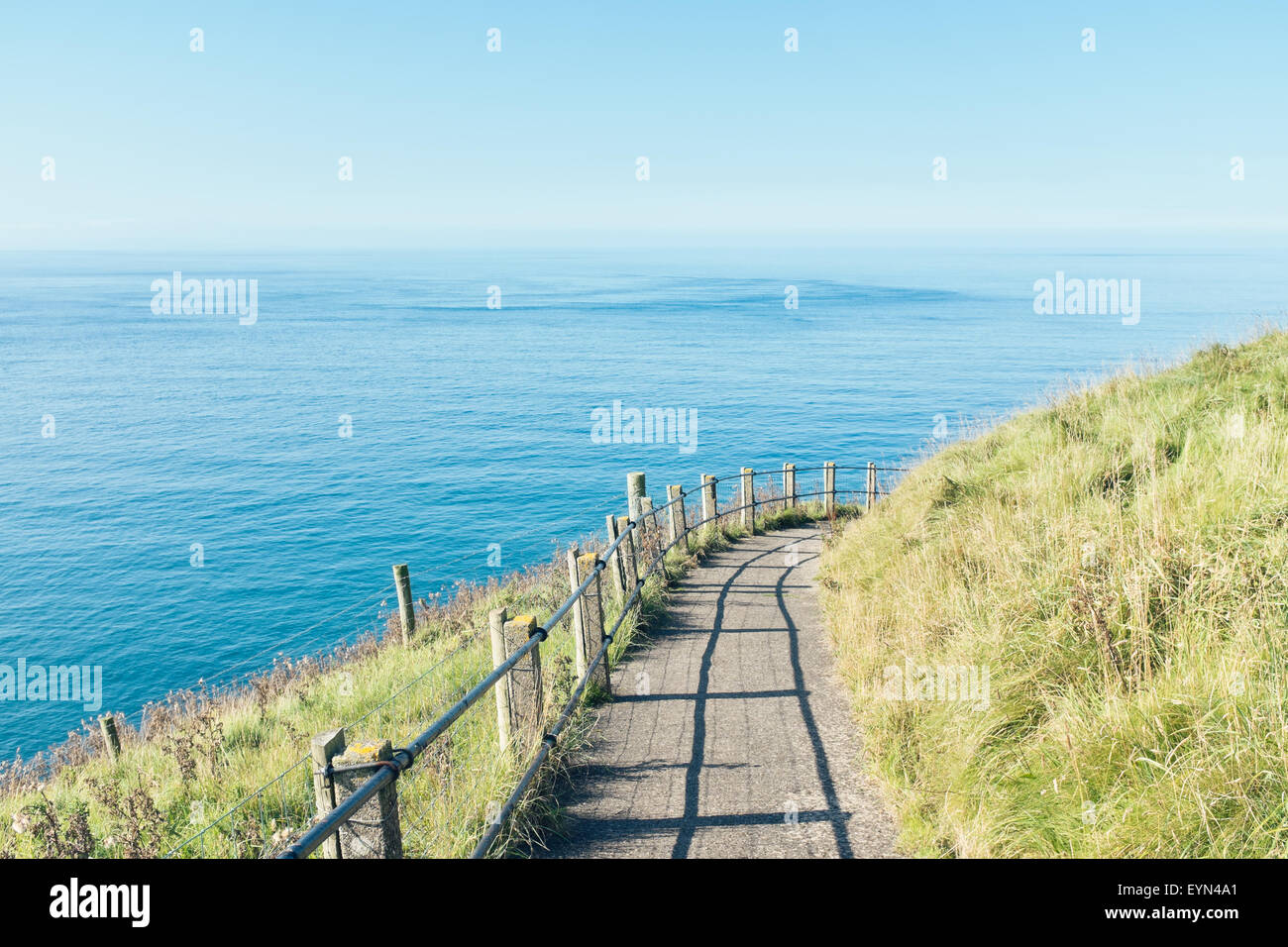 Chemin de la mer, de la mer et du ciel fusionner Banque D'Images