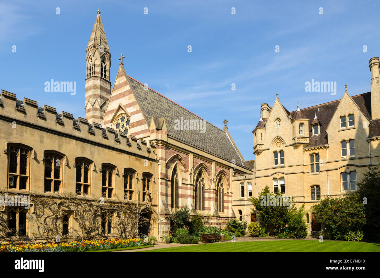 Au Balliol College, Université d'Oxford, Oxford, Angleterre, Royaume-Uni. Banque D'Images