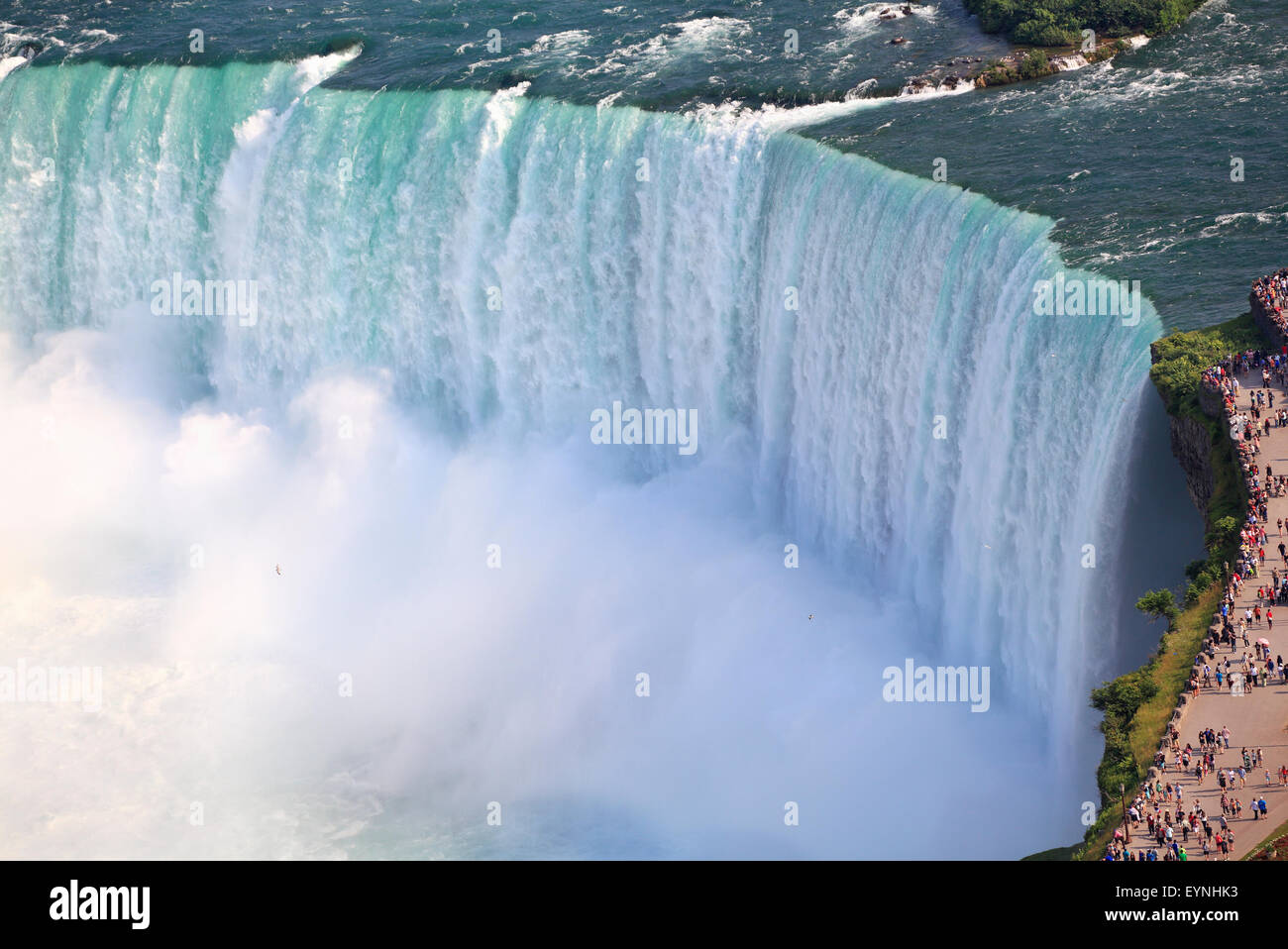 Niagara Falls, vue aérienne, le Canada Banque D'Images