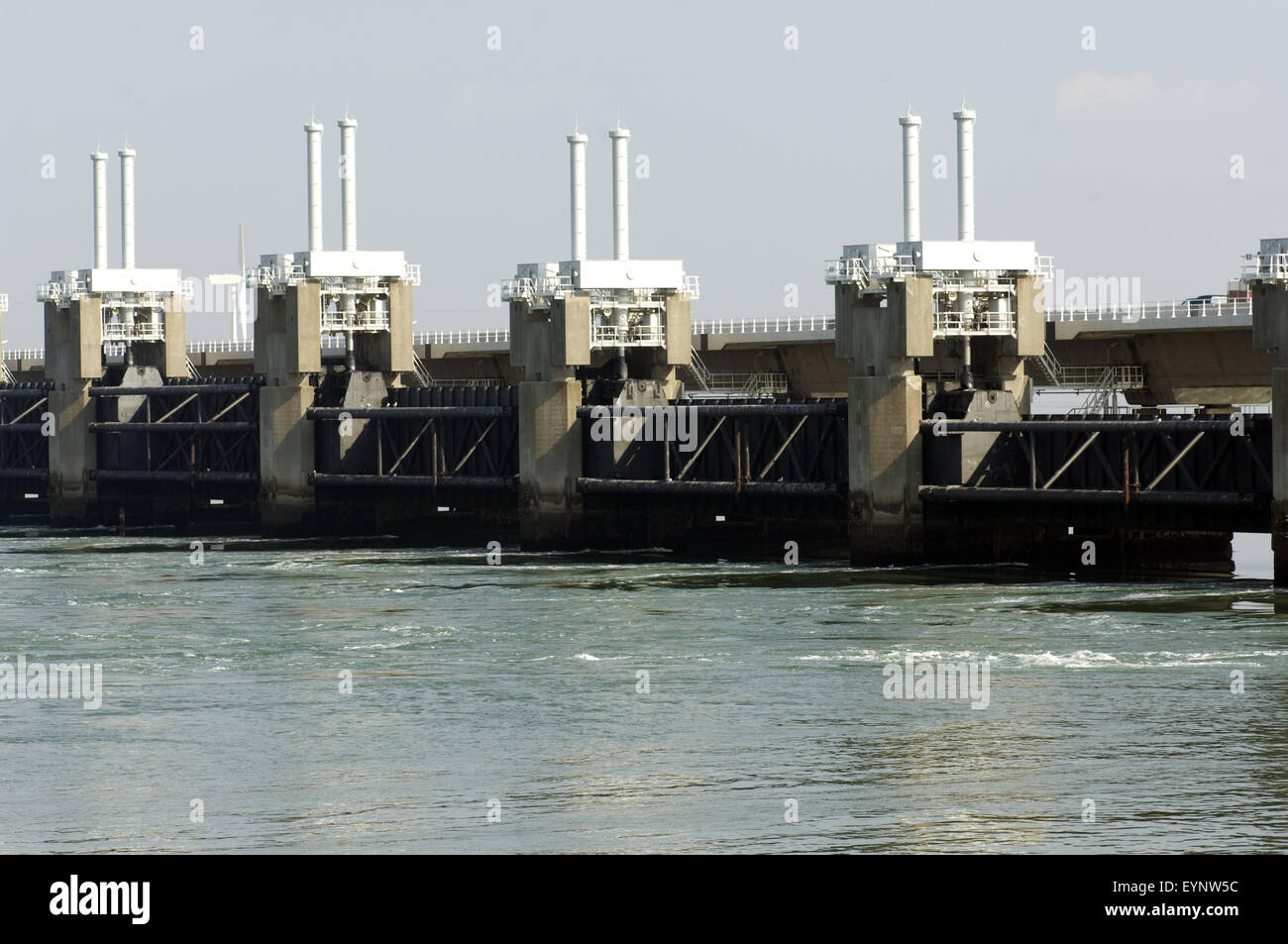 Oosterscheldedamm, Landschaft Banque D'Images