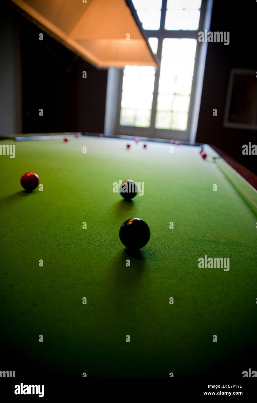 Table de billard Banque D'Images