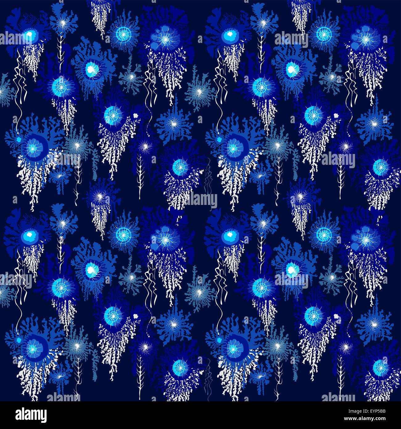 Avoir Images Fleur Bleu Du Papier Peint Moderne Sans Motif Vector Ornament dernière par