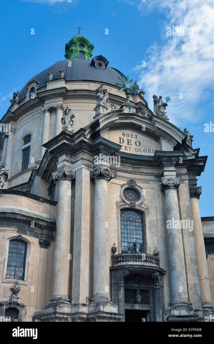 Cathédrale dominicaine à Lviv, Ukraine Banque D'Images