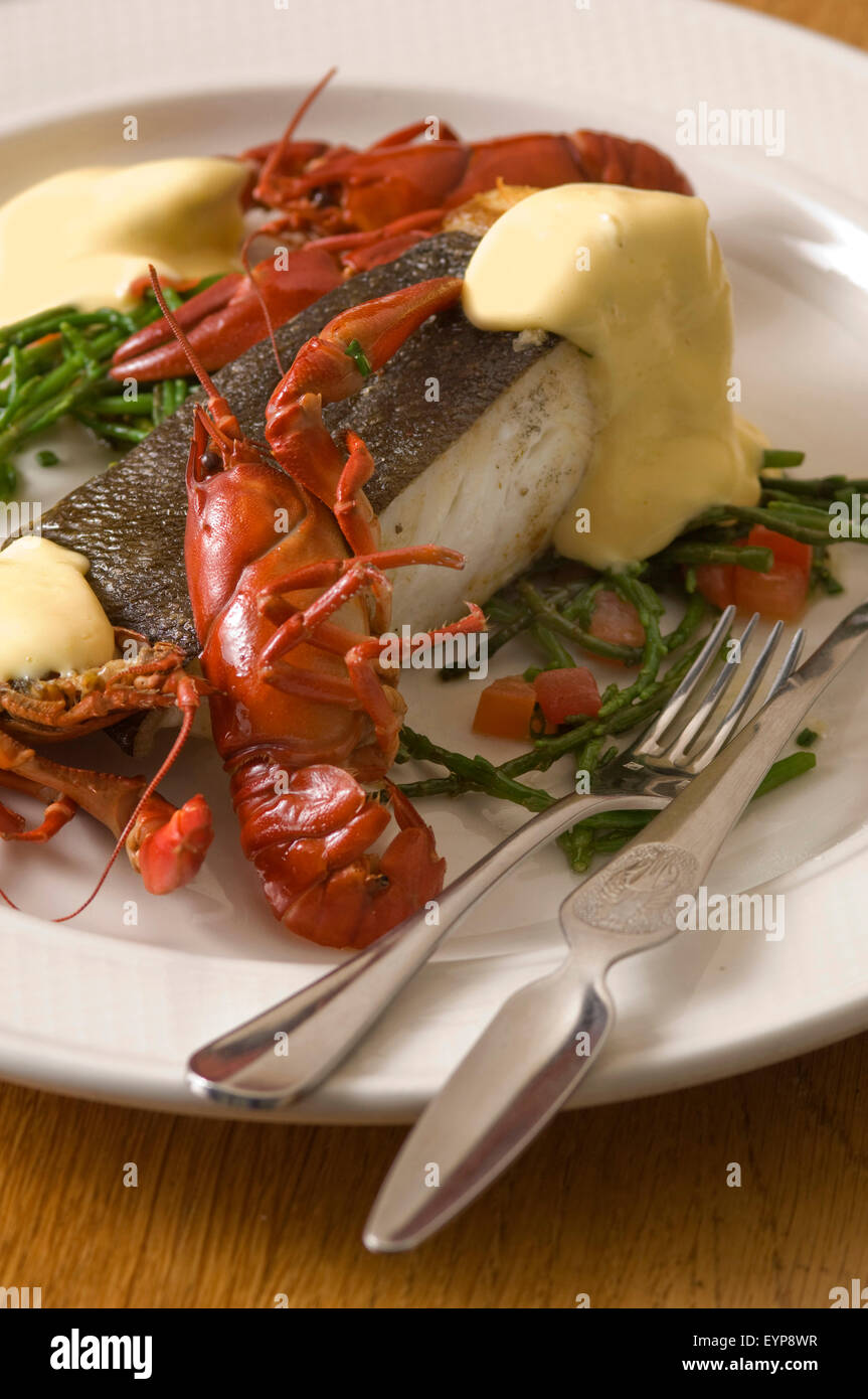 Le restaurant Riverside,West Bay, Dorset, UK,une station restaurant spécialisé dans les fruits de mer,fine cuisine et vin. Un dîner de manger des aliments au Royaume-Uni Banque D'Images