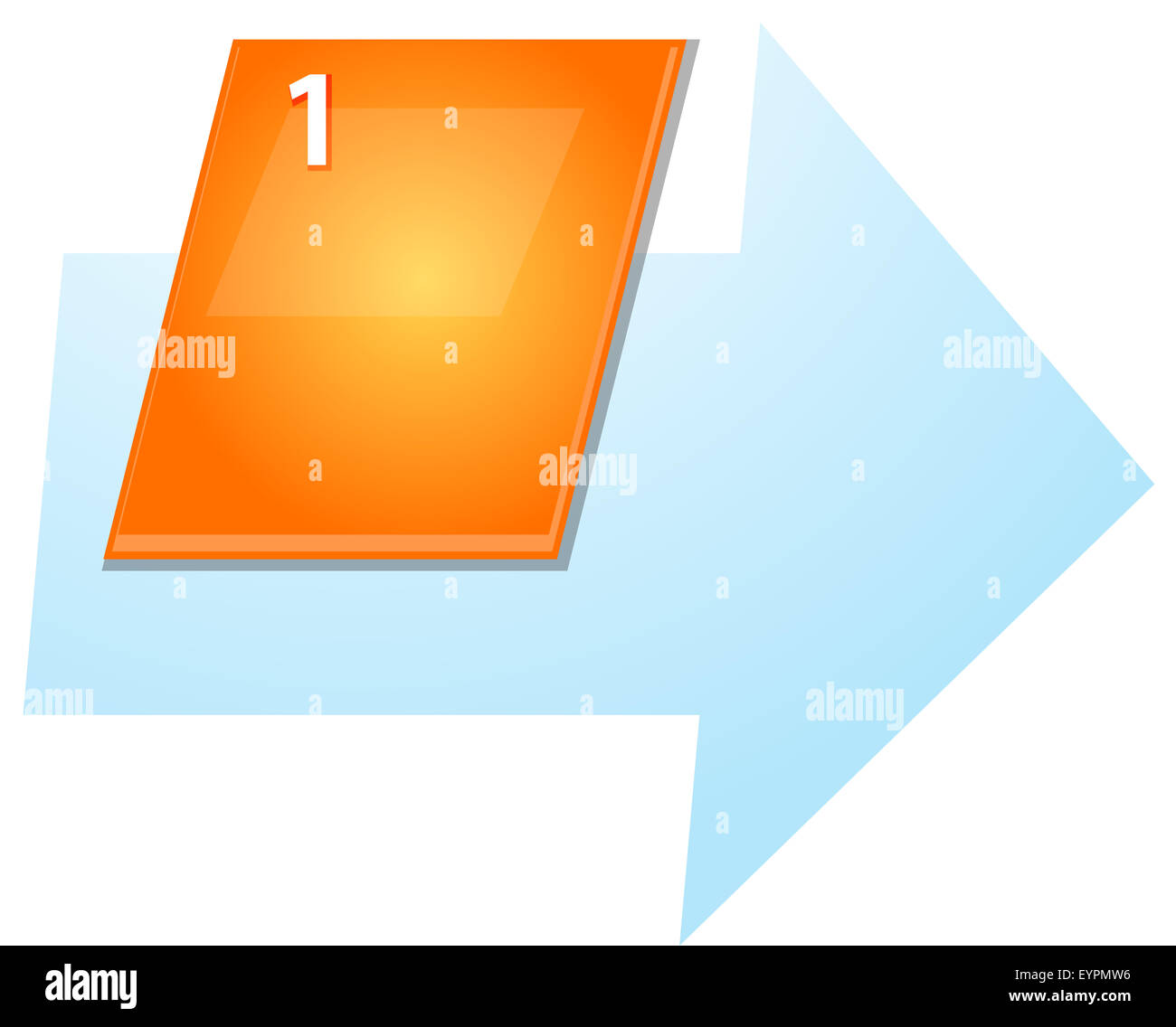 La stratégie de l'entreprise concept infographie vierge inclinée ...