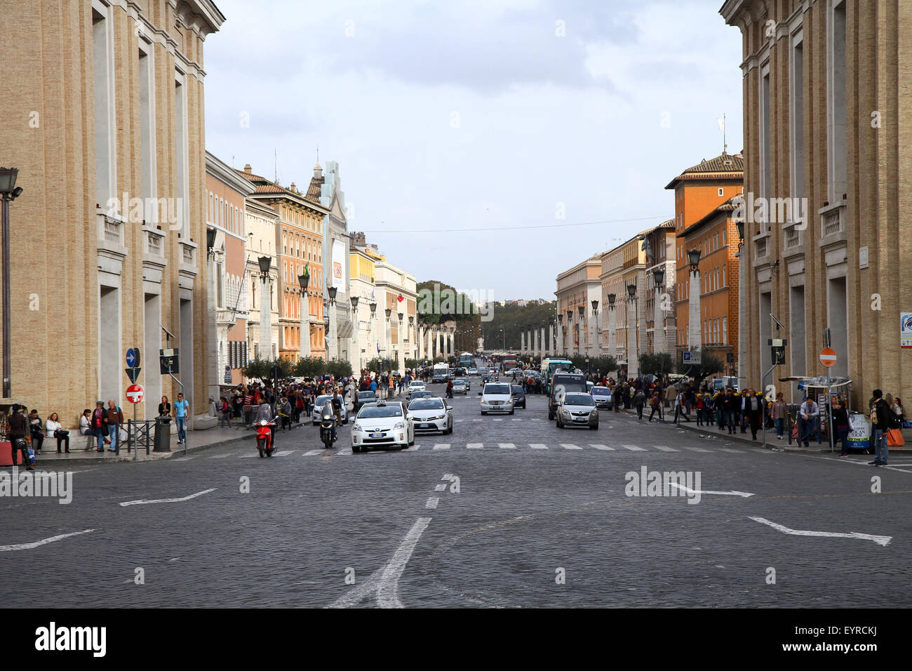 Scène de rue, Rome, Italie Banque D'Images