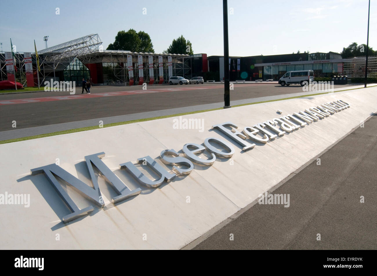 Le Musée Ferrari de Maranello voiture de sport italienne italie f1 historique histoire Banque D'Images