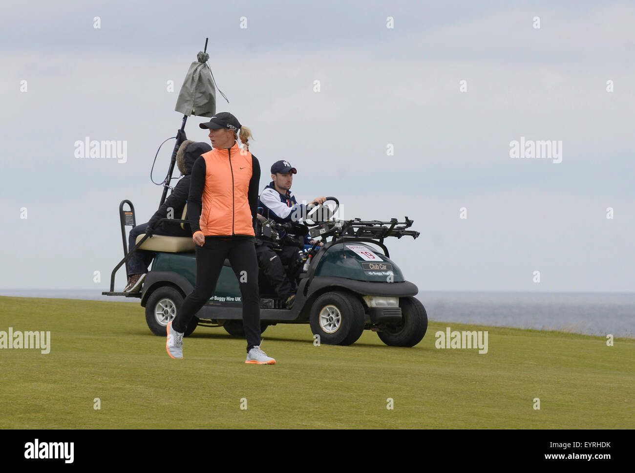 Turnberry, Ecosse. 09Th Aug 2015. Ricoh Womens British Open Golf tour final le jour 4. Suzann Pettersen sur la 9ème Action Crédit : fairway Plus Sport/Alamy Live News Banque D'Images