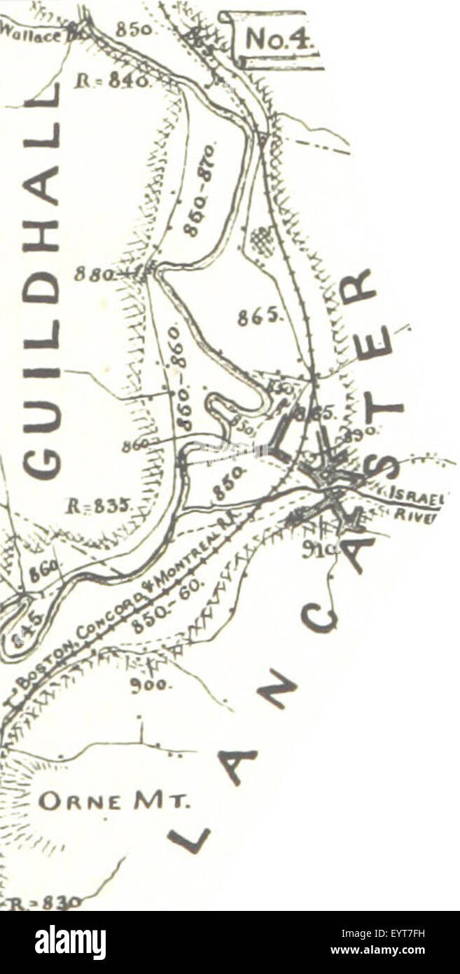 Image prise à partir de la page 37 de "La géologie du New Hampshire. Un rapport comprenant les résultats d'explorations commandé par l'Assemblée législative, [par] C. H. Hitchcock, géologue de l'État, J. H. Huntington, adjointe principale' image prise à partir de la page 37 de "La géologie de nouveau Banque D'Images