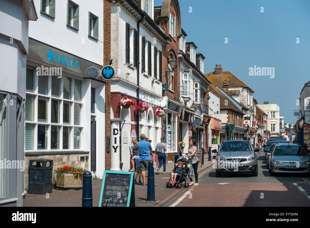 Rue Haute Hythe Kent England UK Banque D'Images