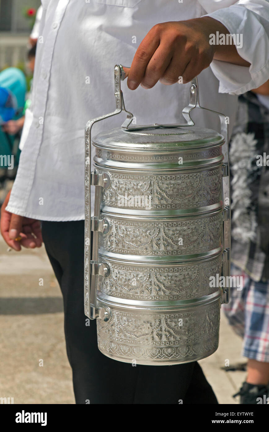 Fête du Nouvel An à la statues bouddhistes cambodgiens situé dans la région de Stockton, en Californie. Banque D'Images