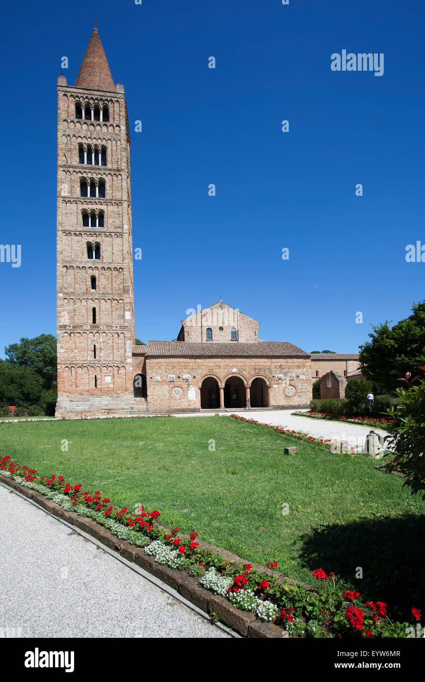 Abbaye de Pomposa, Italie Banque D'Images