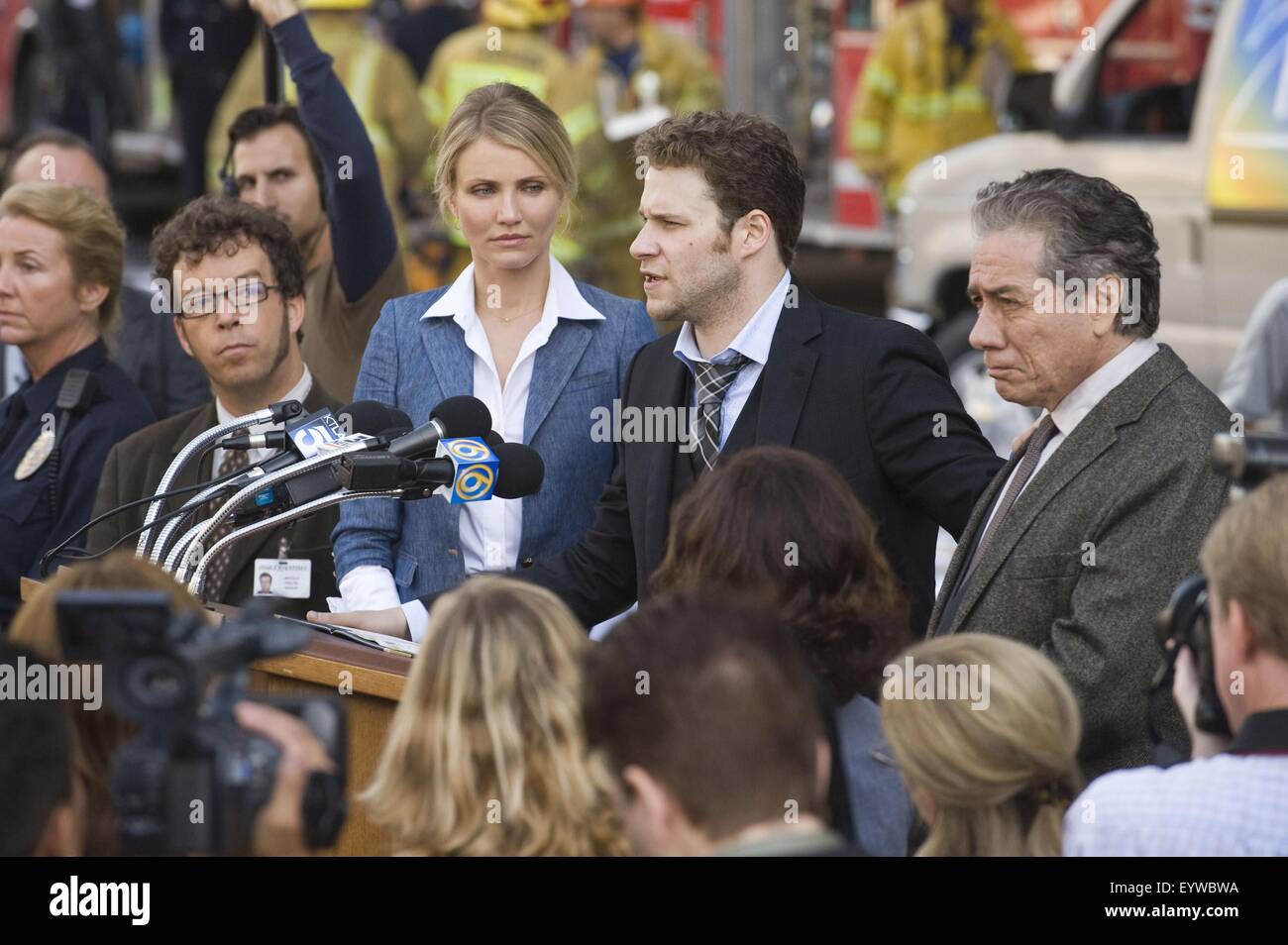 Le Frelon Vert ; Année : 2011 ; USA réalisation : Michel Gondry ; Cameron Diaz, Seth Rogen, Edward James Olmos ; Photo : Jaimie Trueblood Banque D'Images