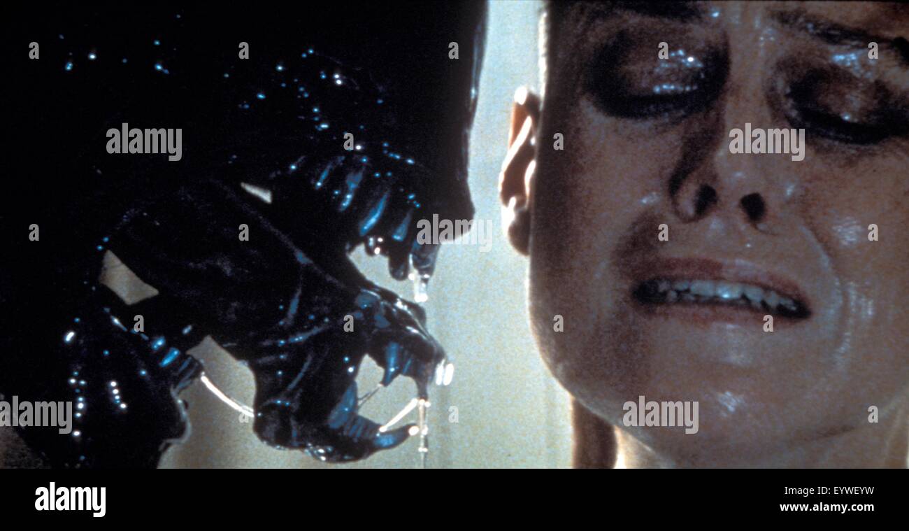 Alien 3 ; Année : 1992 Réalisateur : David Fincher ; Sigourney Weaver ; Photo : Bob Penn Banque D'Images