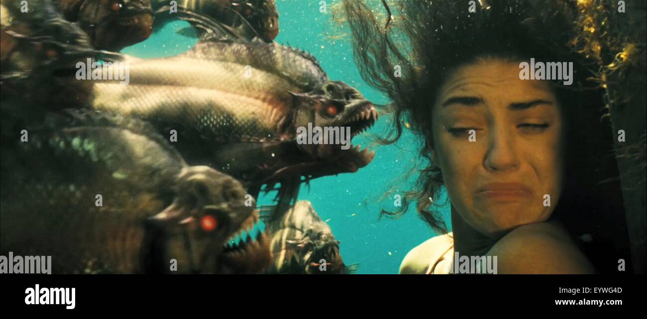 Piranha 3D ; Année : 2010 ; USA Réalisation : Alexandre Aja ; Jessica Szohr Banque D'Images