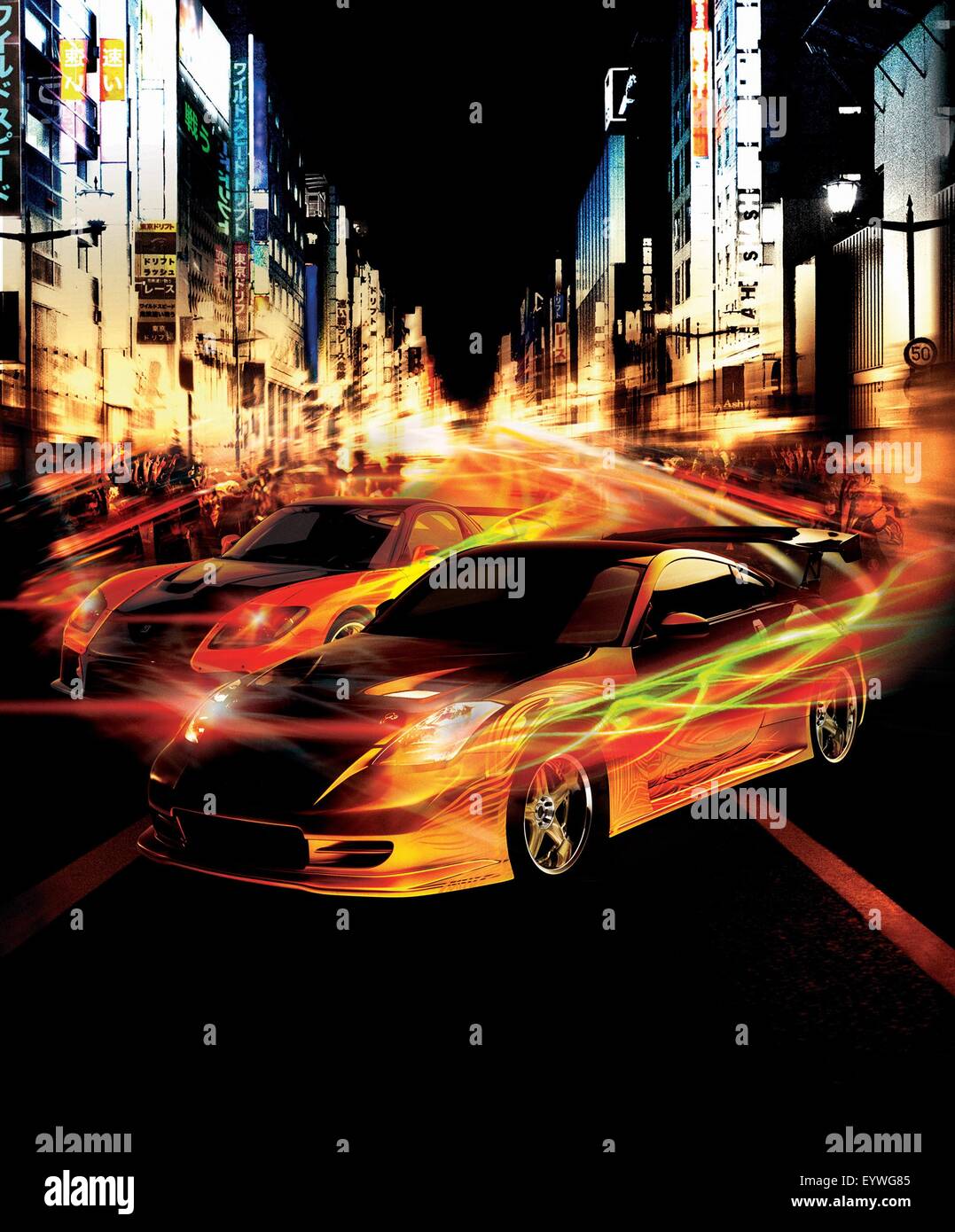 Le Fast And Furious Tokyo Drift Annee 06 Usa Realisateur Justin Lin Film Poster Textless Photo Stock Alamy