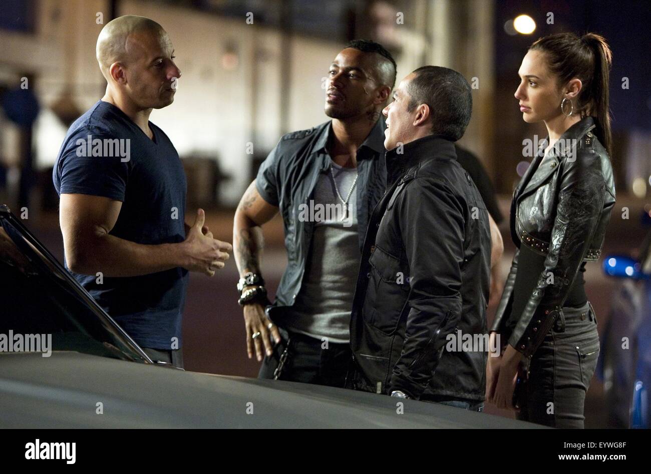 Rapide et furieux ; Année : 2009 ; USA Réalisateur : Justin Lin ; Vin Diesel, Laz Alonso, John Ortiz, Gal Gadot ; Photo : Jaimie Trueblood Banque D'Images