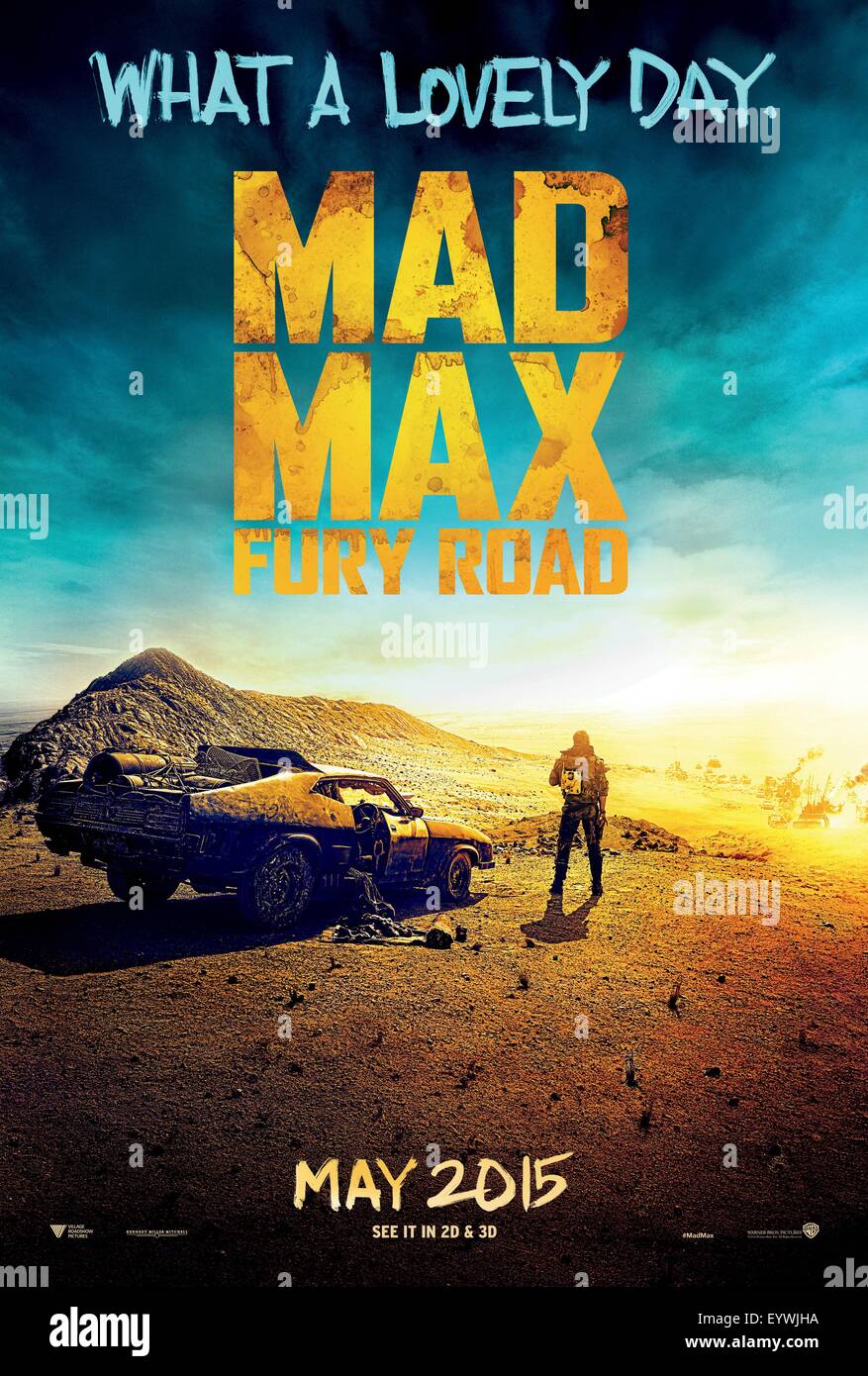 Mad Max : Fury Road ; Année : 2015 ; Australie / USA Réalisateur : George  Miller ; film poster (USA Photo Stock - Alamy